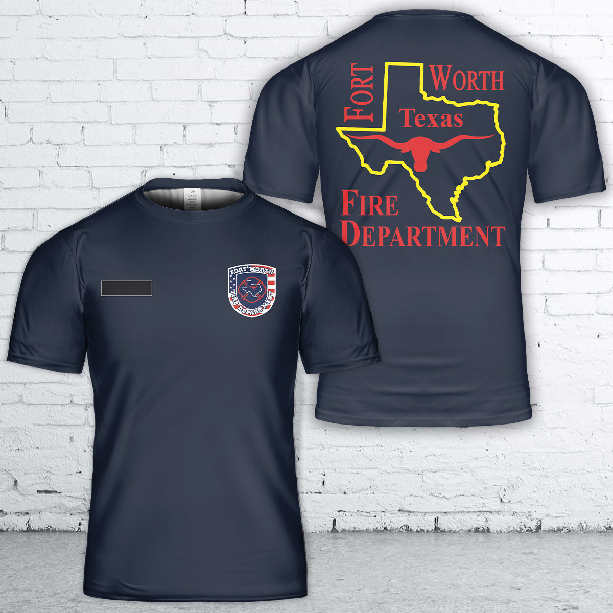 Custom Name Fort Worth 2C Texas 2C Fort Worth Fire Department T Shirt 3D DLTT0205PL06 MK2.jpg