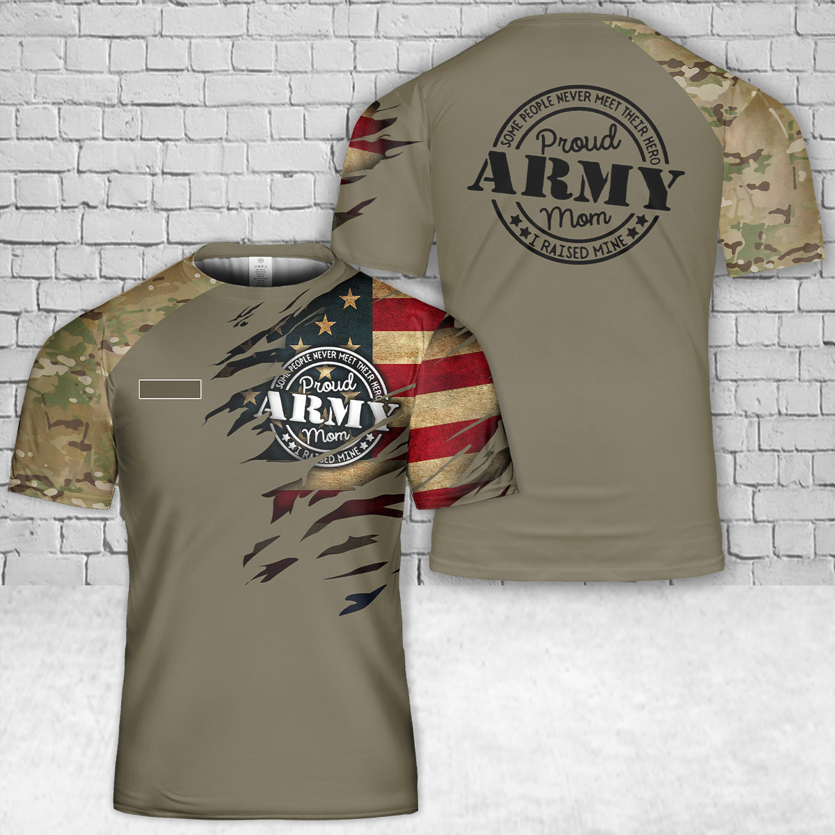 Custom Name Proud Army Mom T Shirt 3D DLTT2904PL10 mk.jpg