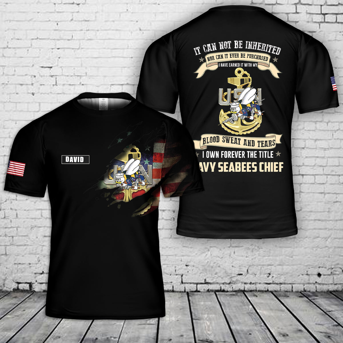 Custom Name US Navy Seabees Chief 3D T Shirt NLSI2804PL04 mk1.jpg