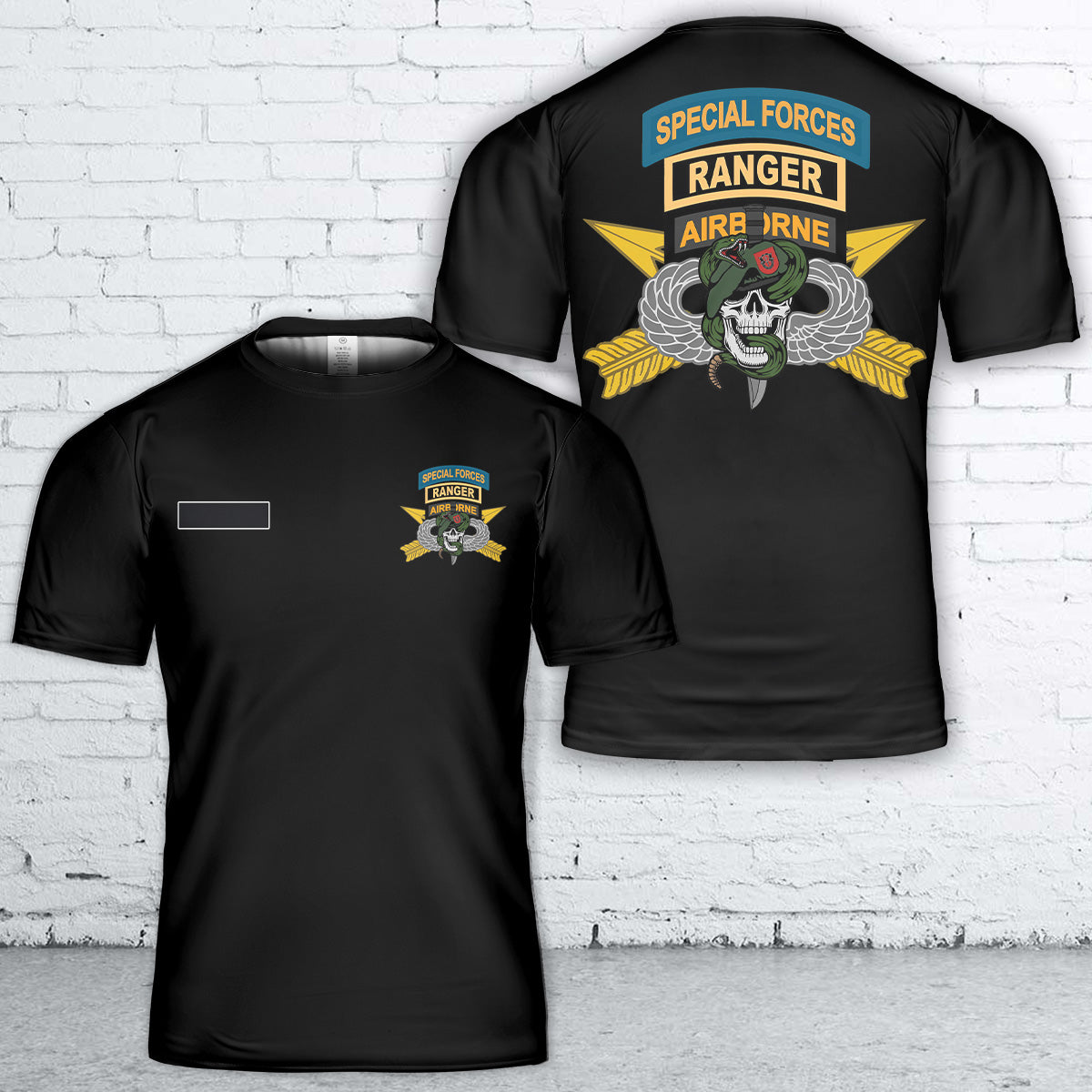 Custom Name SF Ranger Jungle Skull T Shirt 3D DLTT2504PL11 mk2.jpg