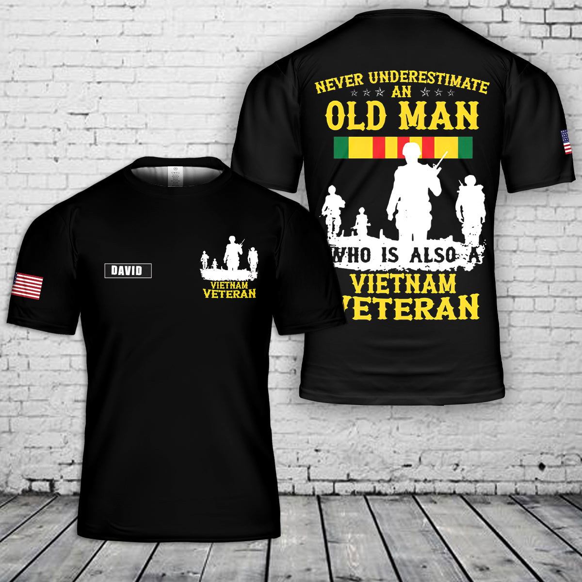 Custom Name Never Underestimate An OLD MAN Vietnam Veteran 3D T Shirt NLSI2404PL12 mk1.jpg