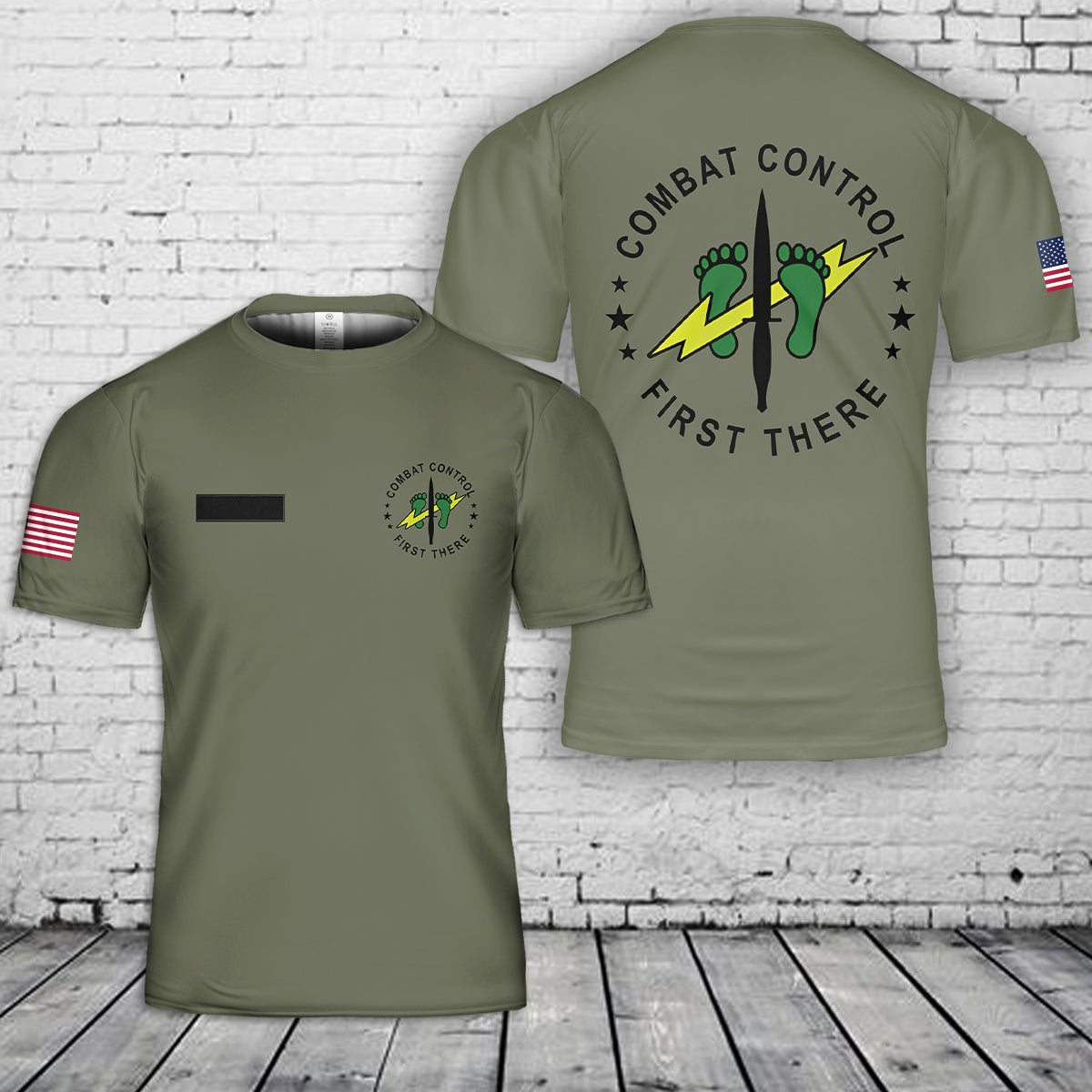 Custom Name Combat Control First There T Shirt 3D DLSI2204PL11 mk.jpg