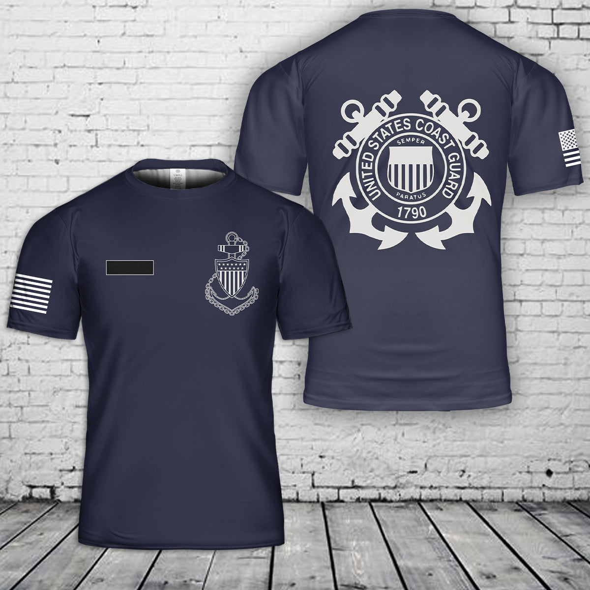 Custom Name US Coast Guard Chief 3D T Shirt NLSI2104PL02 mk.jpg