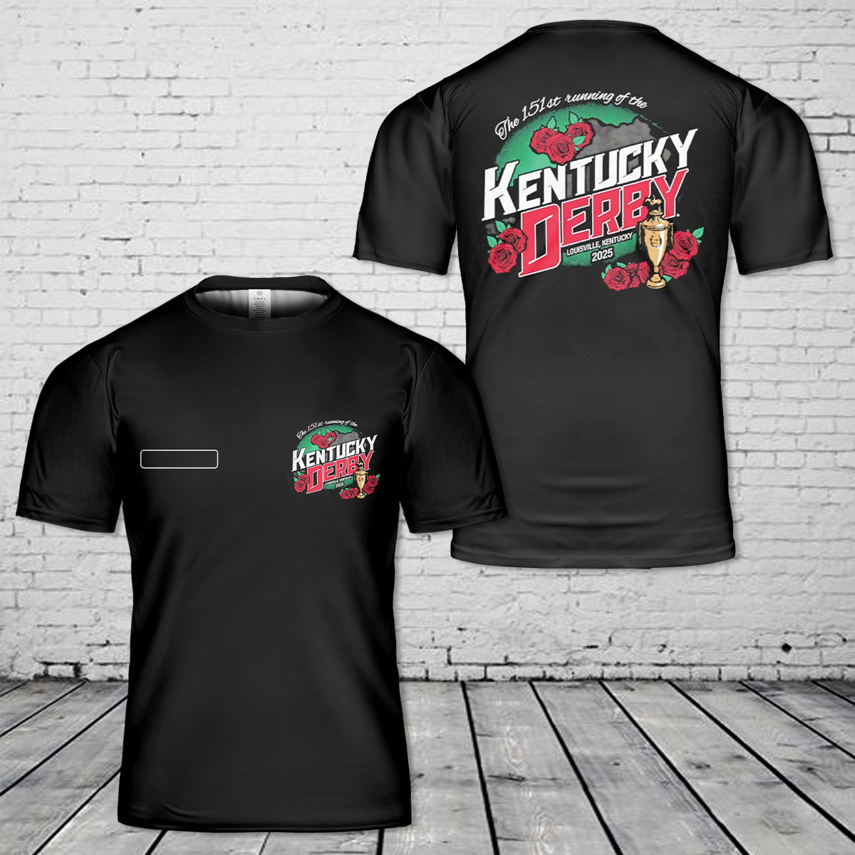 Custom Name 151st Kentucky Derby Trophy Franklin T Shirt3 3D DLMP1704PL09.jpg