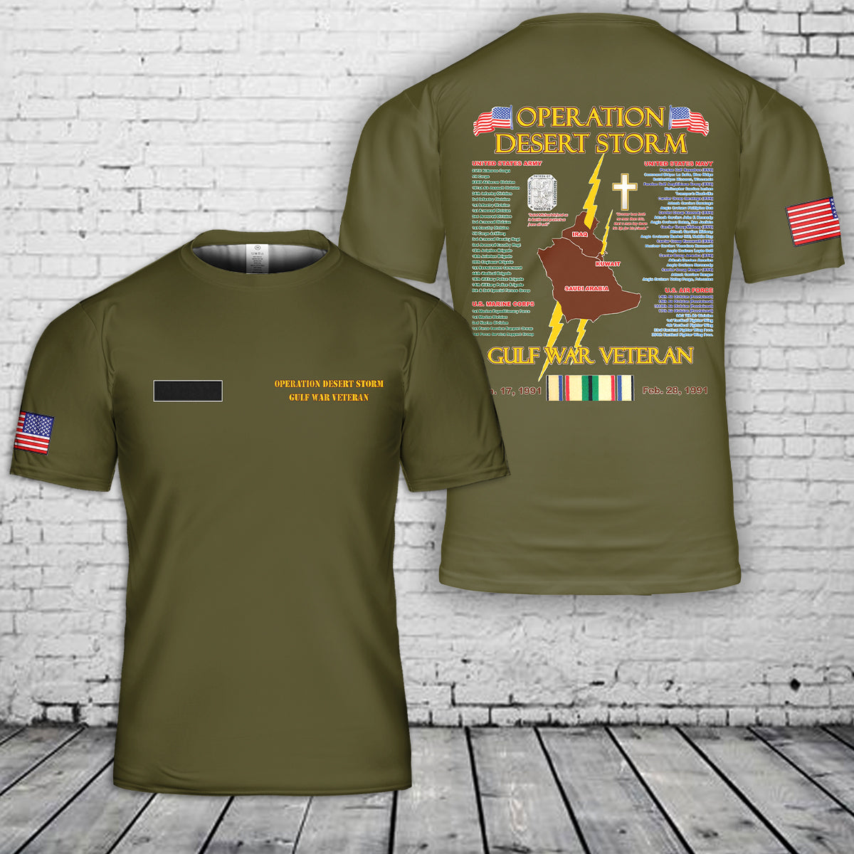 Custom Name US Operation Desert Storm Gulf War Veteran T Shirt 3D DLSI0904PL01 mk.jpg
