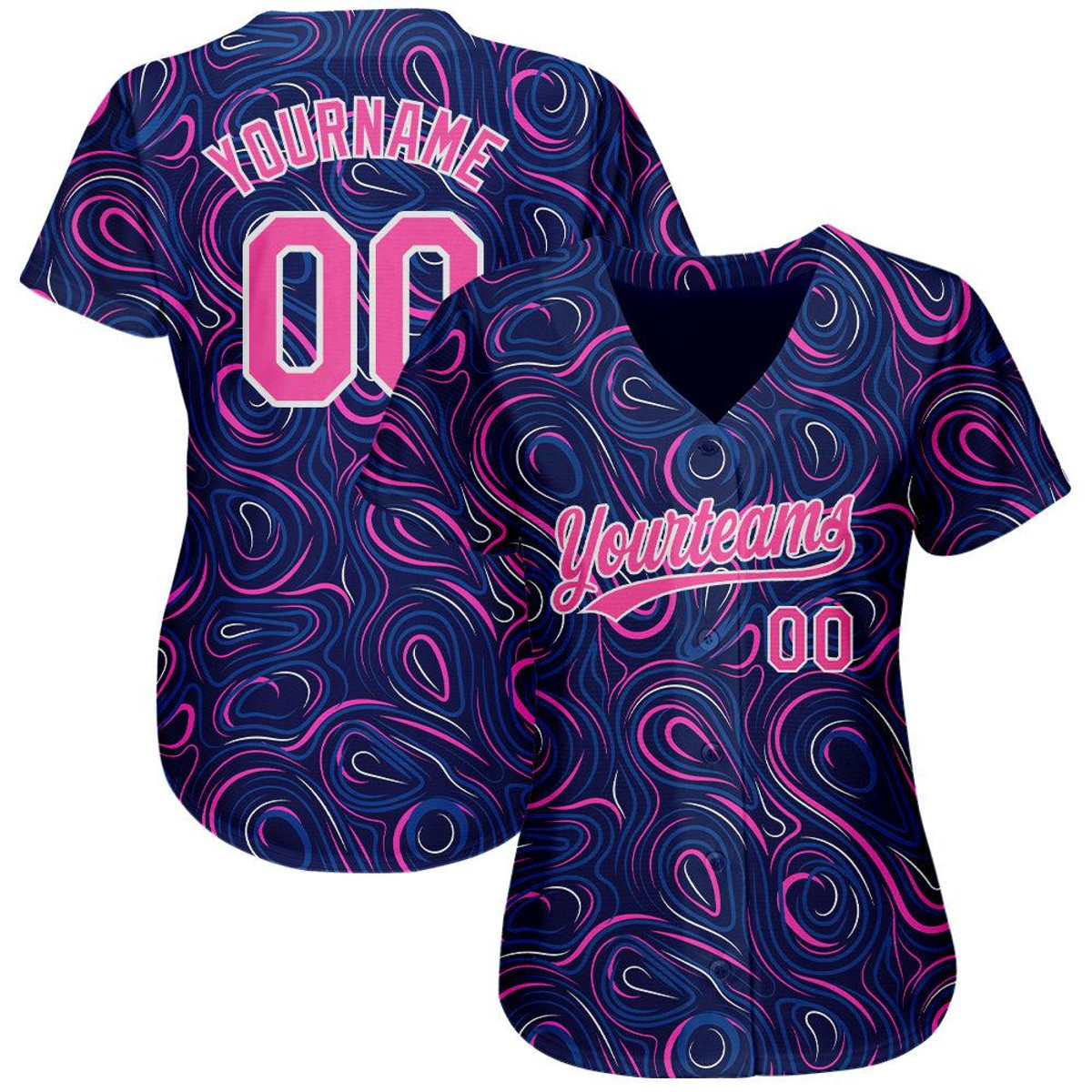 custom navy pink white 3d pattern design authentic baseball jersey knsvyx3m.jpg