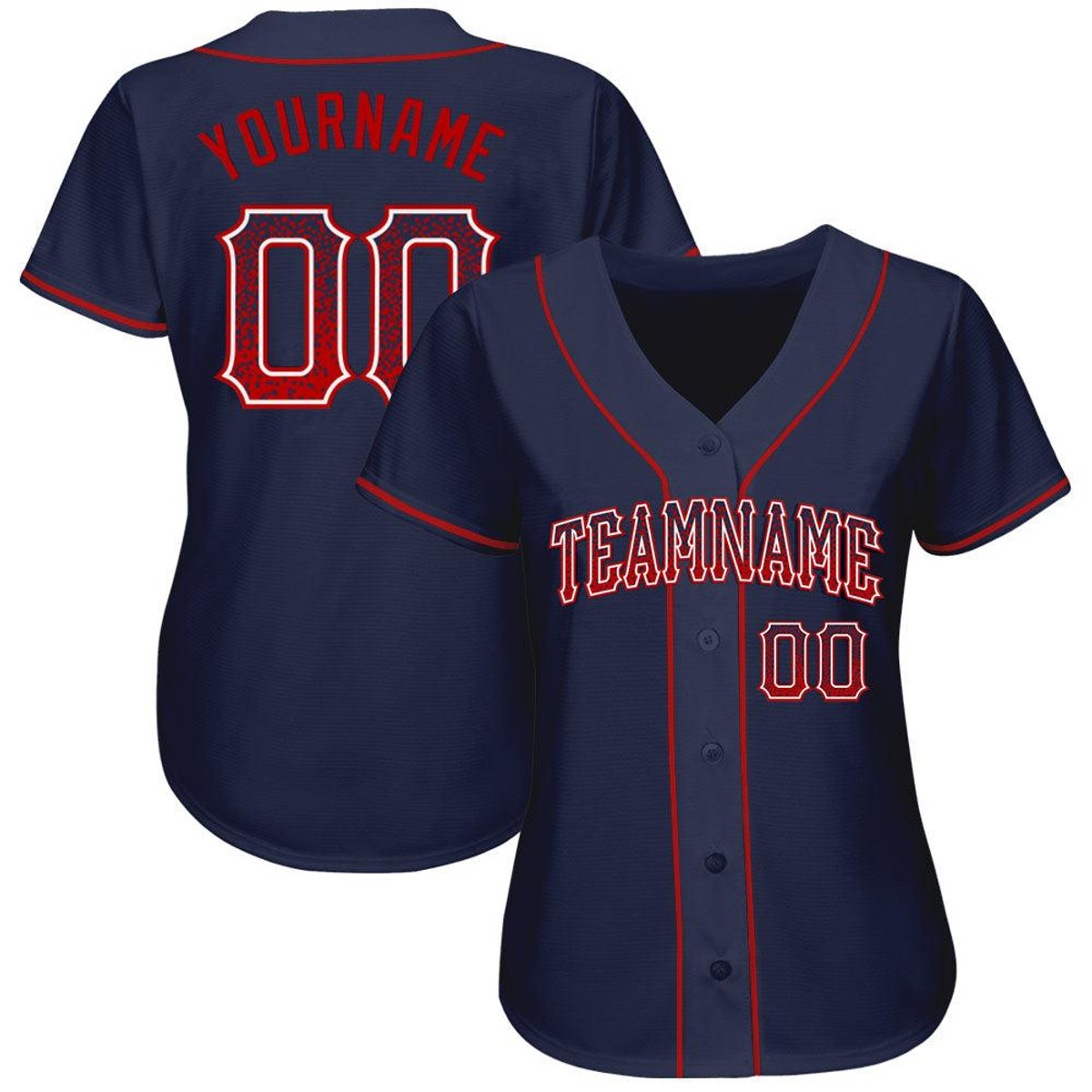 custom navy red white authentic drift fashion baseball jersey aja3ayum.jpg