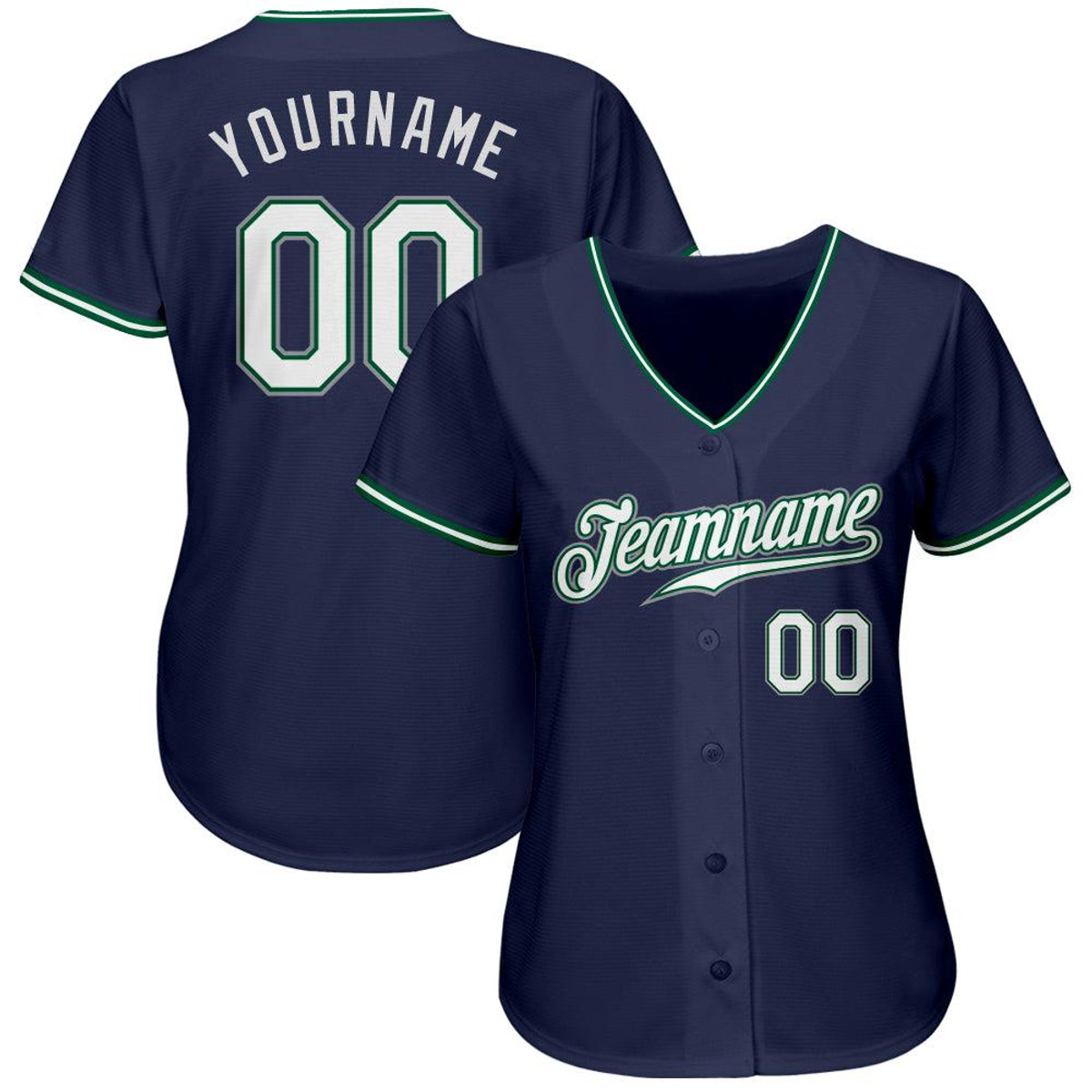 custom navy white kelly green authentic baseball jersey ajsaskjk.jpg