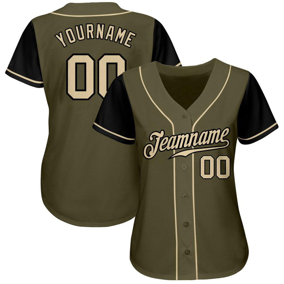 custom olive cream black authentic two tone salute to service baseball jersey t3b0gwbg.jpg