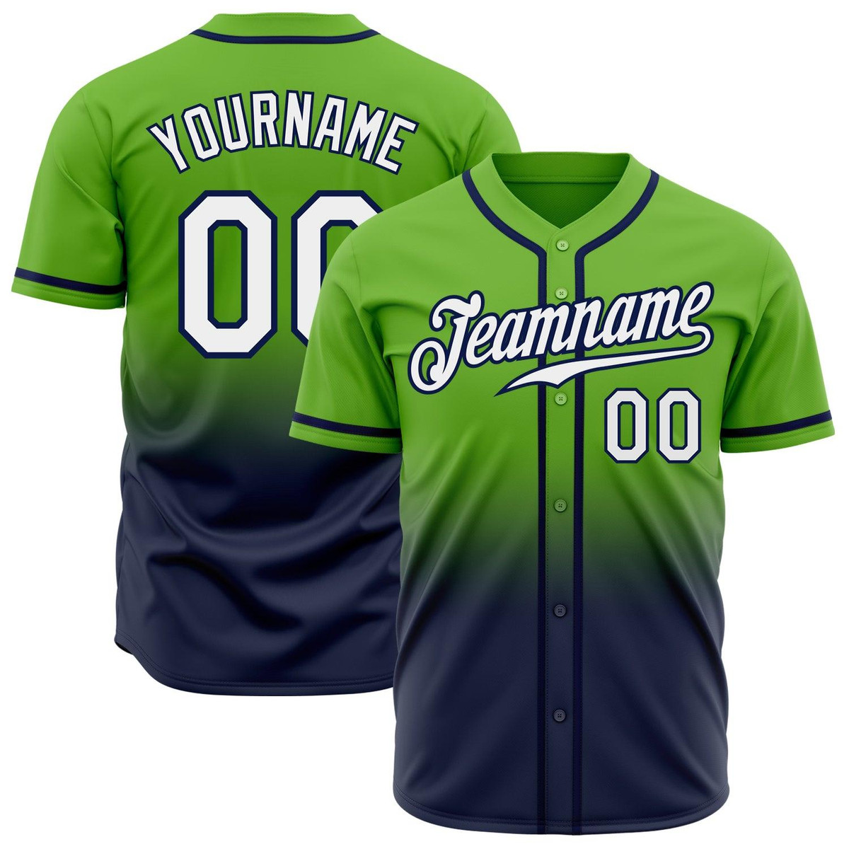 custom neon green white navy authentic fade fashion baseball jersey xd3yugkm.jpg
