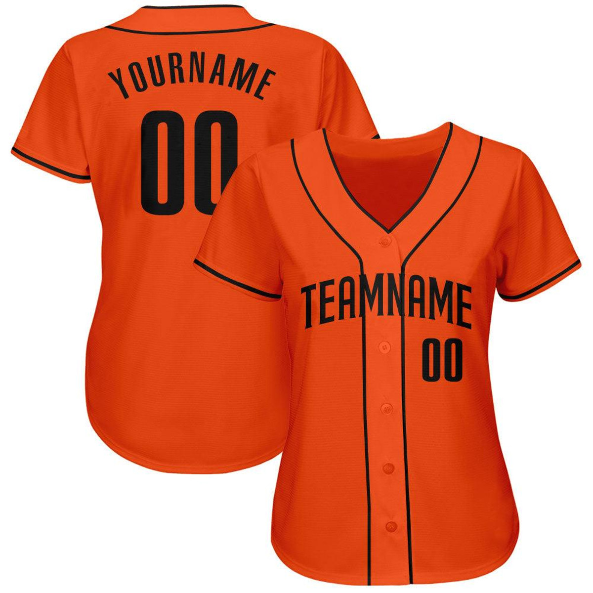 custom orange black authentic baseball jersey grzpahkm.jpg