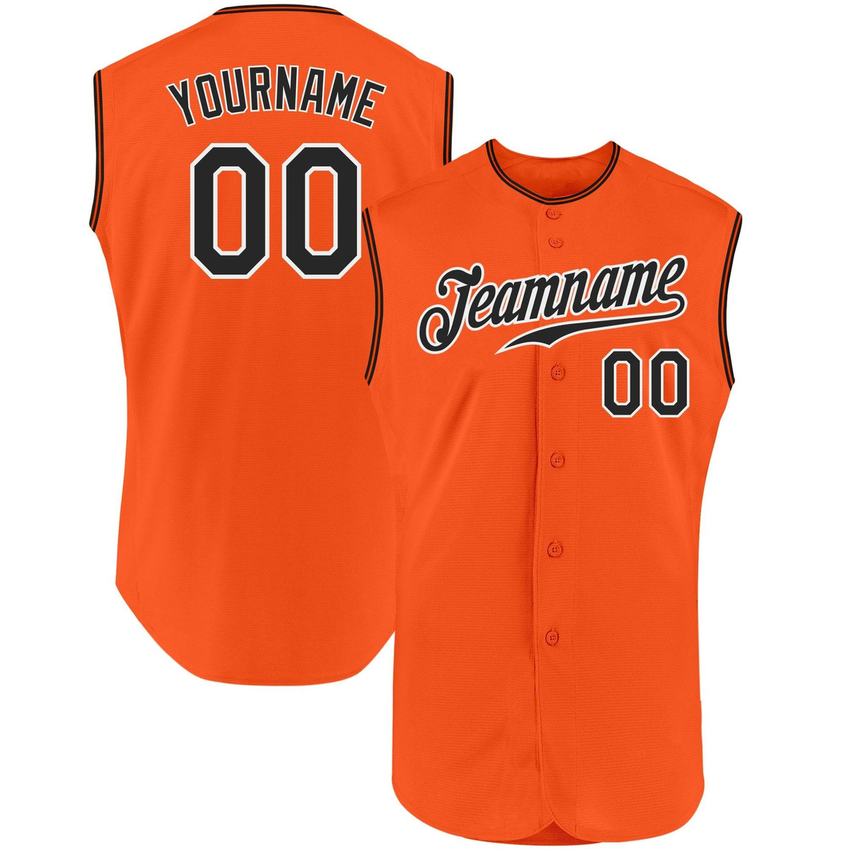 custom orange black white authentic sleeveless baseball jersey bu22zj2p.jpg