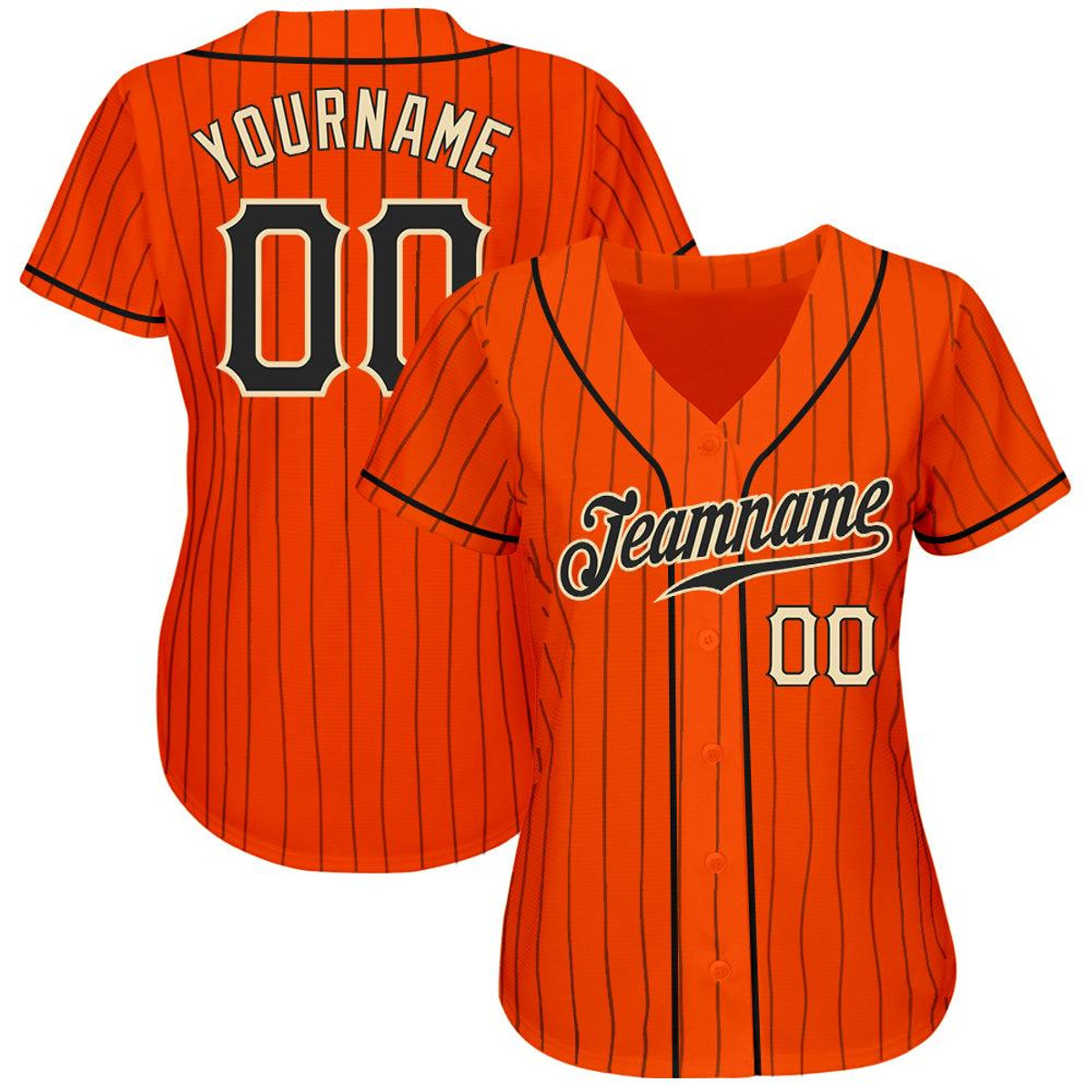 custom orange black pinstripe black cream authentic baseball jersey 4j2mywbt.jpg