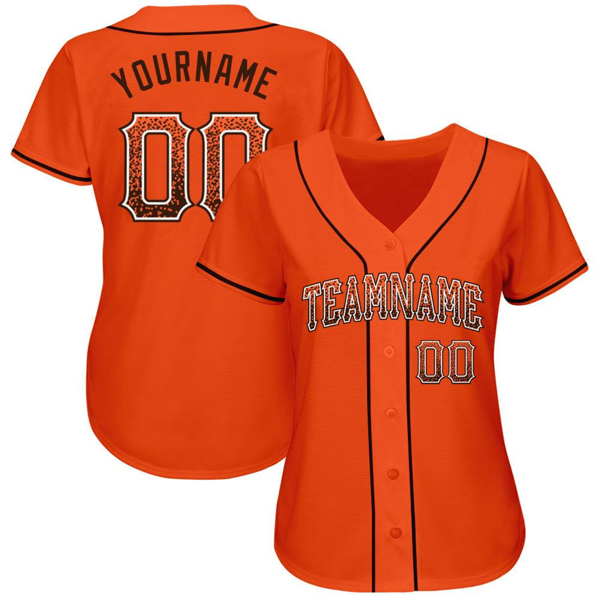 custom orange brown white authentic drift fashion baseball jersey vdhzbswh.jpg