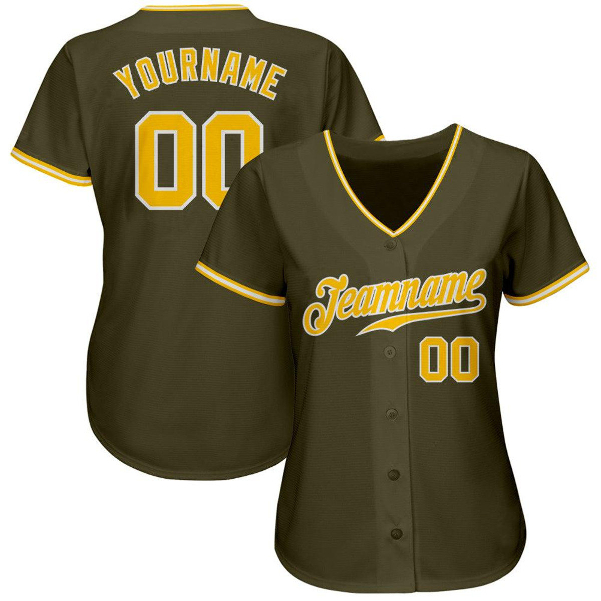 custom olive gold white authentic salute to service baseball jersey wfgsq3ln.jpg