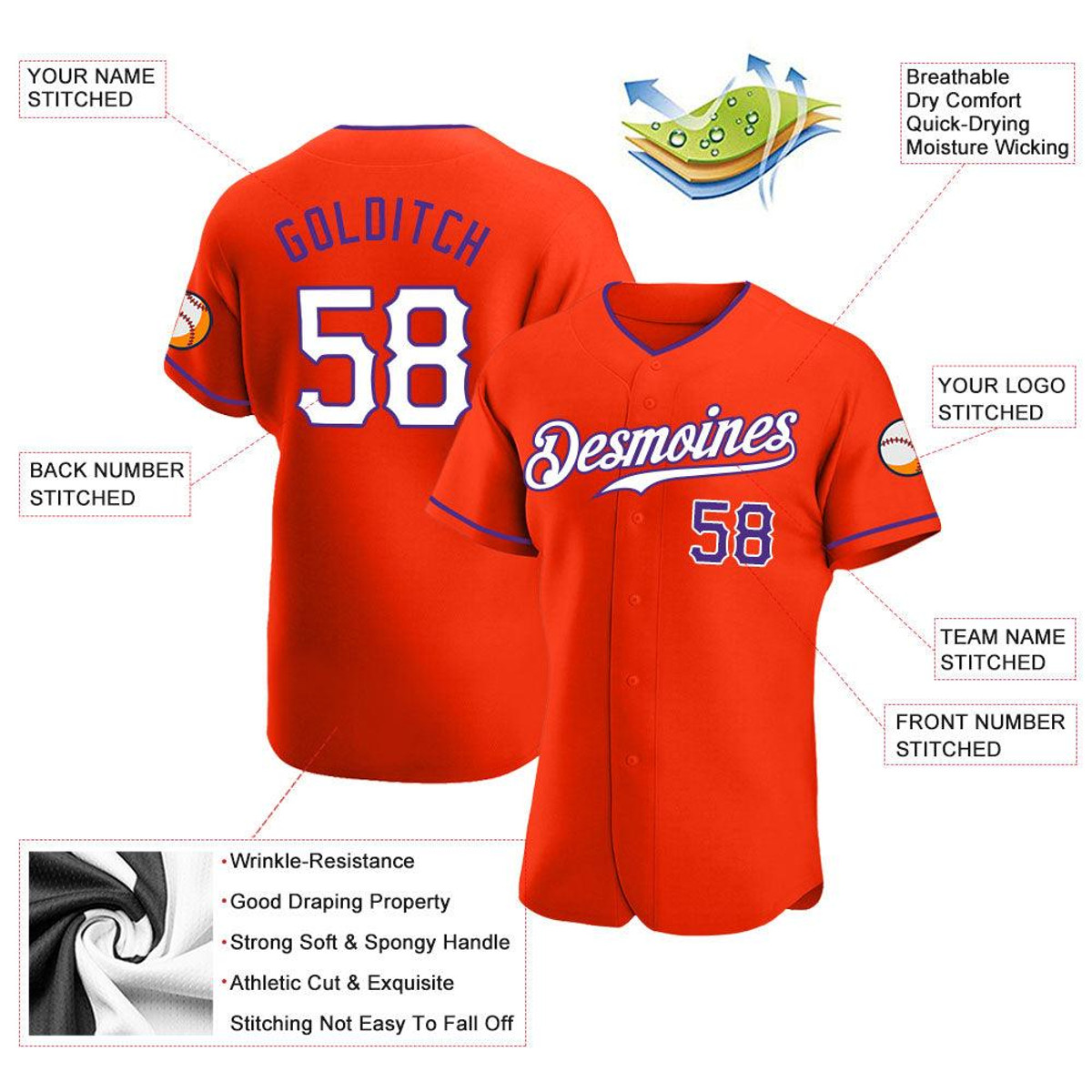 custom orange white purple authentic baseball jersey 23uws1dn.jpg