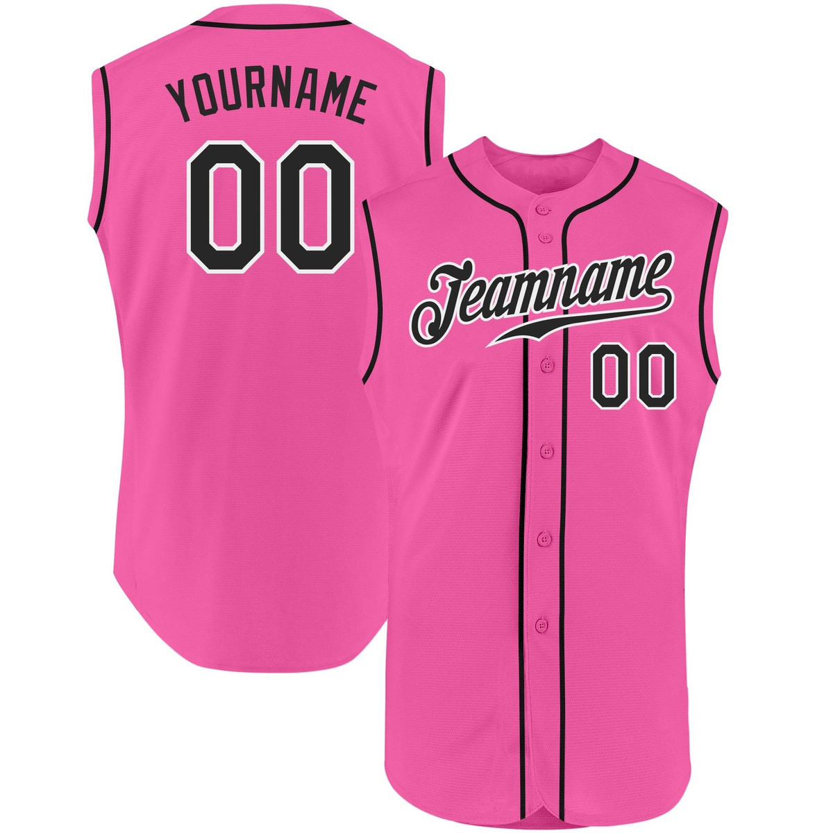 custom pink black white authentic sleeveless baseball jersey bjlyzt4e.jpg
