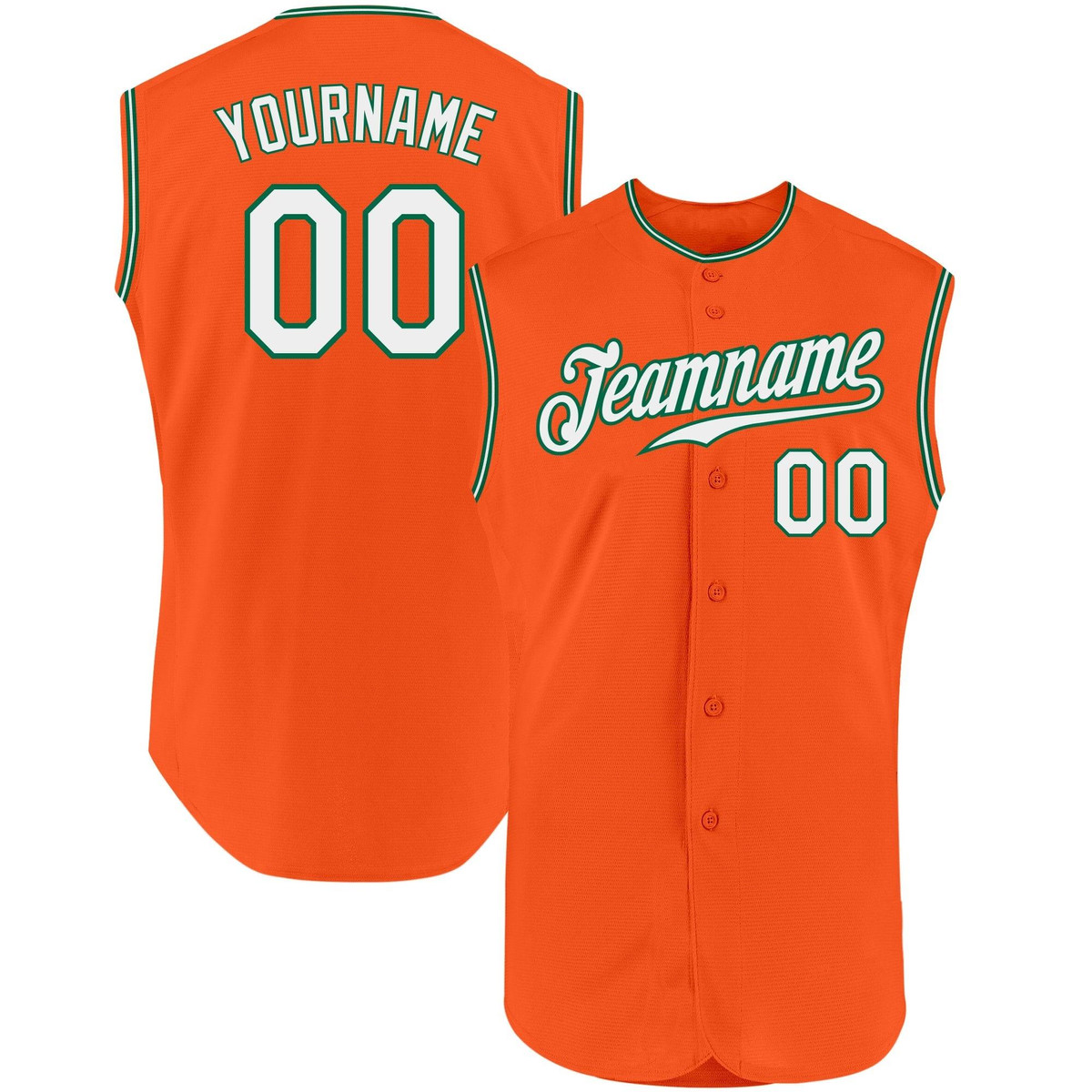 custom orange white kelly green authentic sleeveless baseball jersey jechyywr.jpg