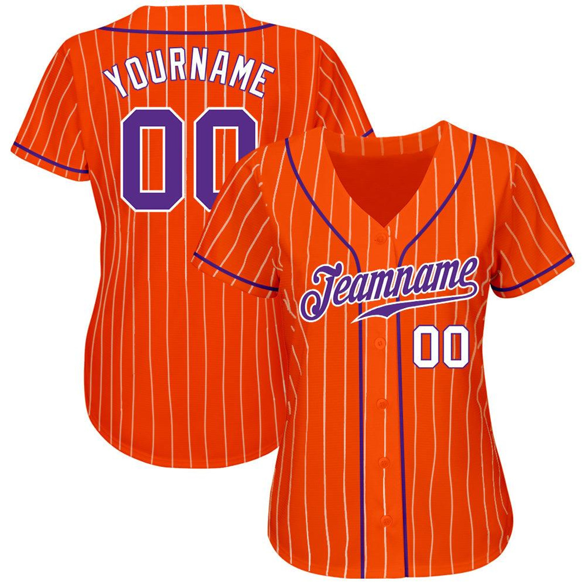 custom orange white pinstripe purple white authentic baseball jersey gai2gbuh.jpg
