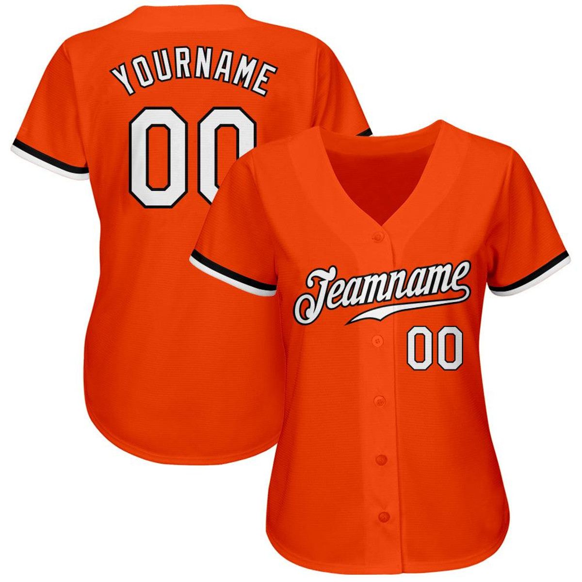 custom orange white black authentic baseball jersey zqrrurd3.jpg