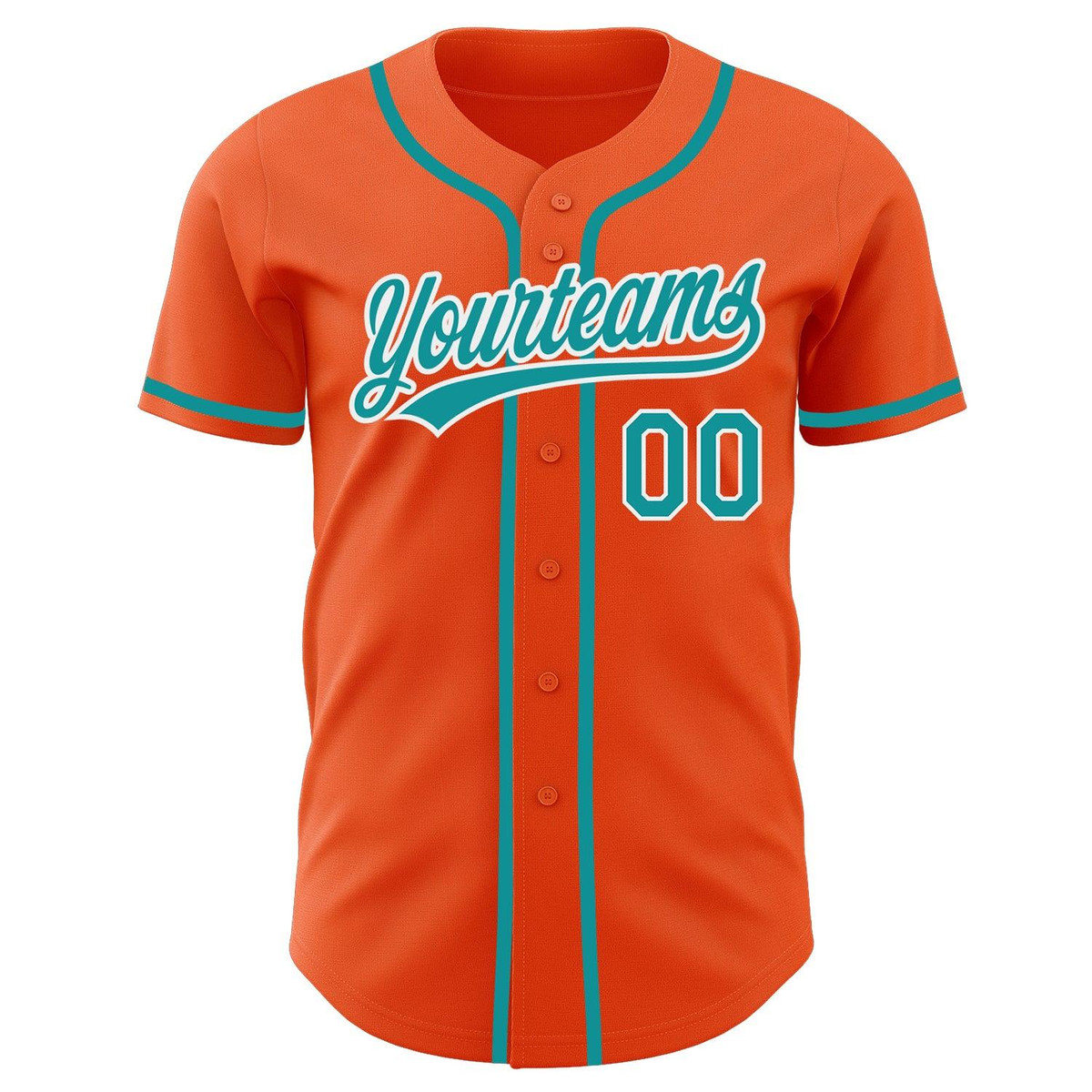 custom orange teal white authentic baseball jersey yanoywhn.jpg