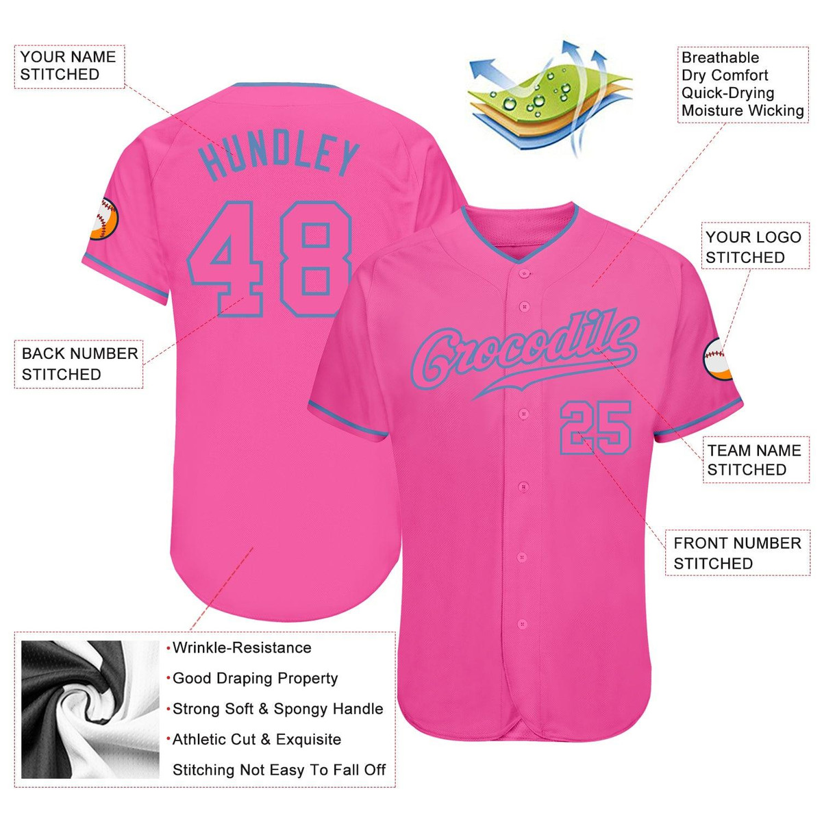 custom pink pink light blue authentic baseball jersey w2r3w1q3.jpg