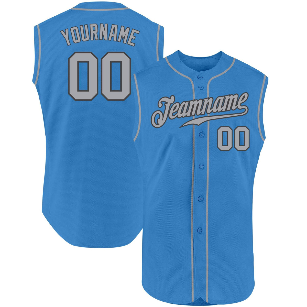 custom powder blue gray steel gray authentic sleeveless baseball jersey ooudhvxw.jpg
