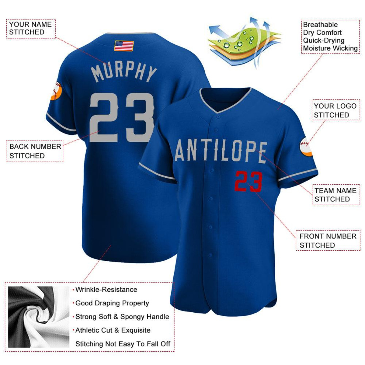 custom royal gray red authentic american flag fashion baseball jersey 5suvbk00.jpg