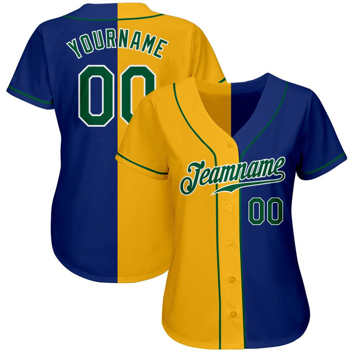 custom royal kelly green yellow authentic split fashion baseball jersey eiu5gojr.jpg