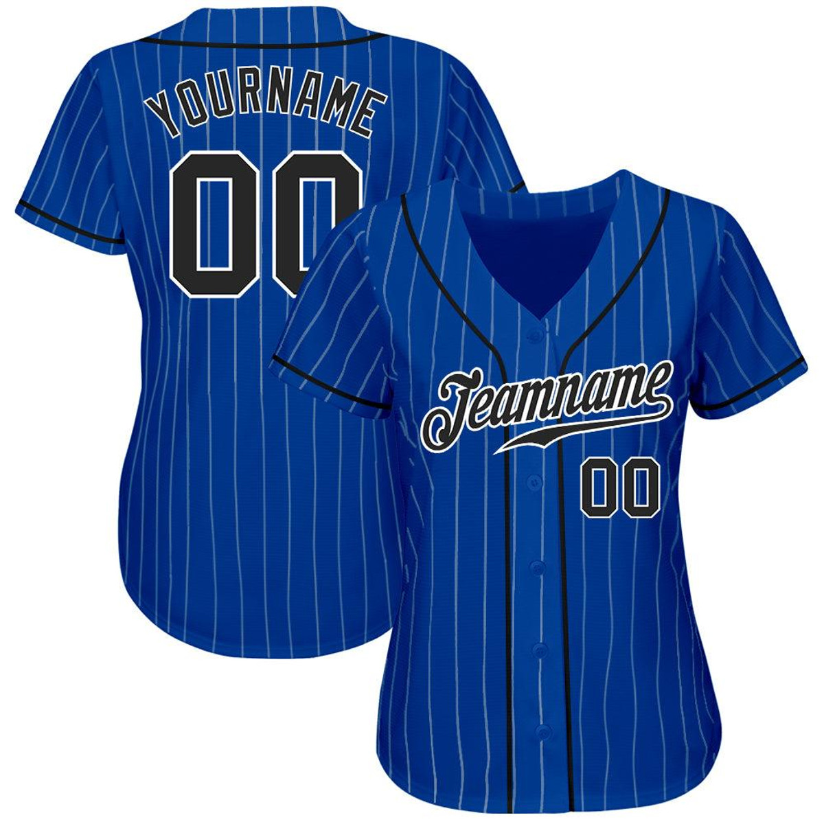 custom royal white pinstripe black white authentic baseball jersey uxj1xhc0.jpg
