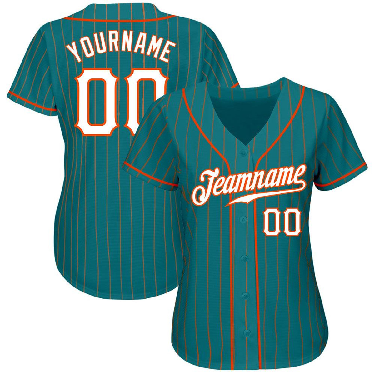 custom teal orange pinstripe white orange authentic baseball jersey eupfs0wr.jpg