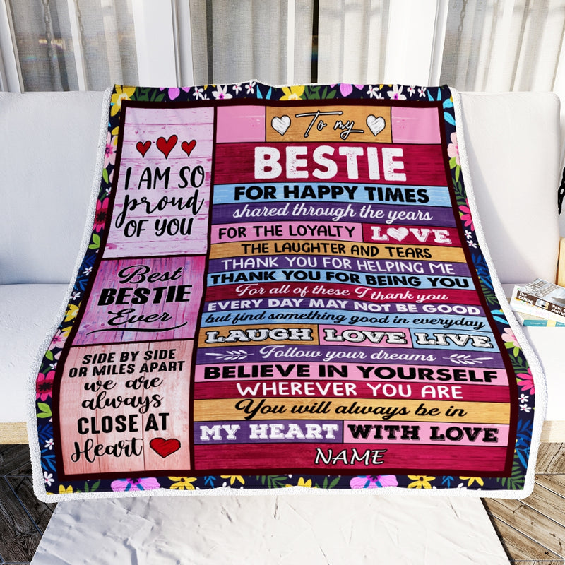 Personalized To My Bestie Blanket From Friend Sister Wood Believe In Your Self Thank You Bestie Birthday Christmas Customized Bed Fleece Throw Blanket Blanket mockup 2 800x.jpg