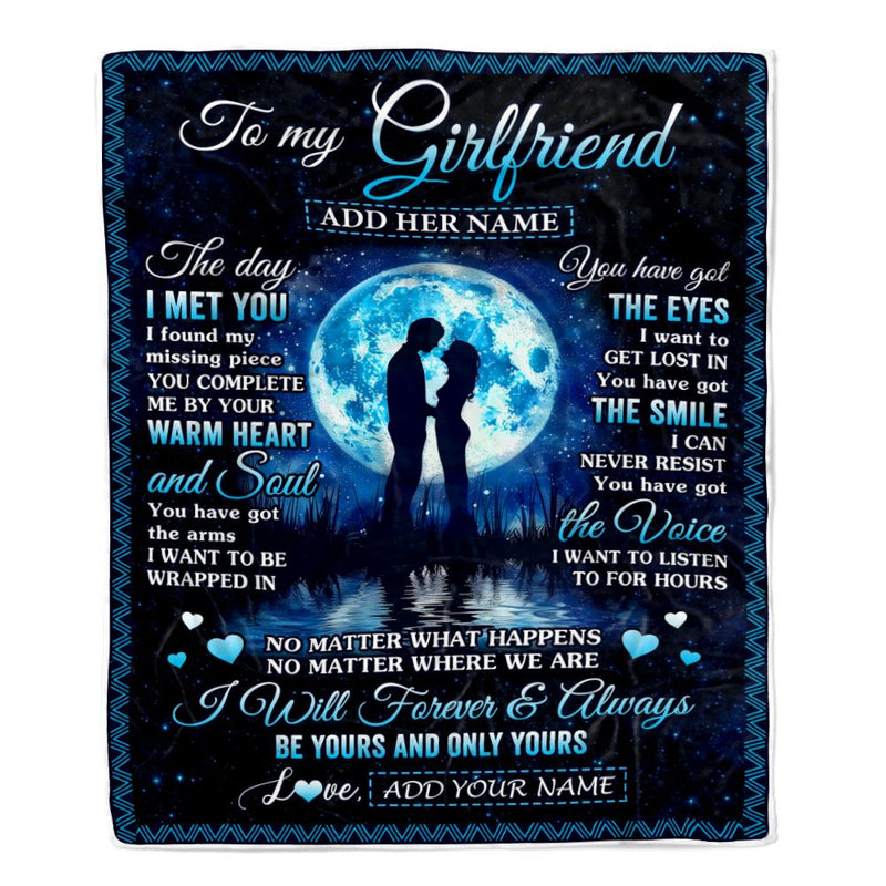 Personalized To My Girlfriend Blanket Wood The Day I Met You Girlfriend Birthday Gifts Romantic Valentines Day For Her Christmas Customized Fleece Blanket Blanket mockup 1 800x.jpg