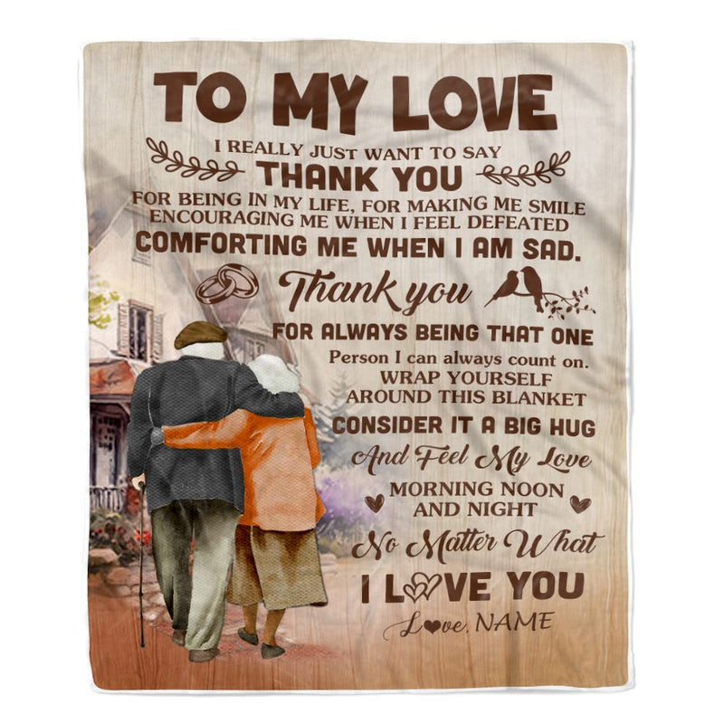 Personalized To My Love Wife Blanket From Husband Wedding Gift For Her Romantic Wife Birthday Anniversary Valentines Day Christmas Customized Fleece Blanket Blanket mockup 1 800x.jpg