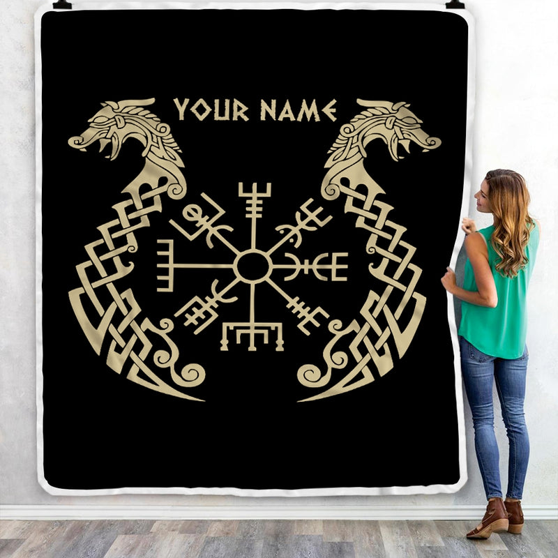 Personalized Custom Name Viking Nordic Scandinavian Norse Runes for Men Women Mom Dad Lovers Birthday Christmas Bed Quilt Fleece Throw Blanket Blanket mockup 3 800x.jpg