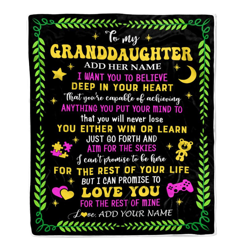 Personalized To My Granddaughter Gift Blanket From Grandparents Letter Sleep Cute Granddaughter Birthday Idea Graduation Christmas Fleece Throw Blanket Blanket mockup 1 800x.jpg