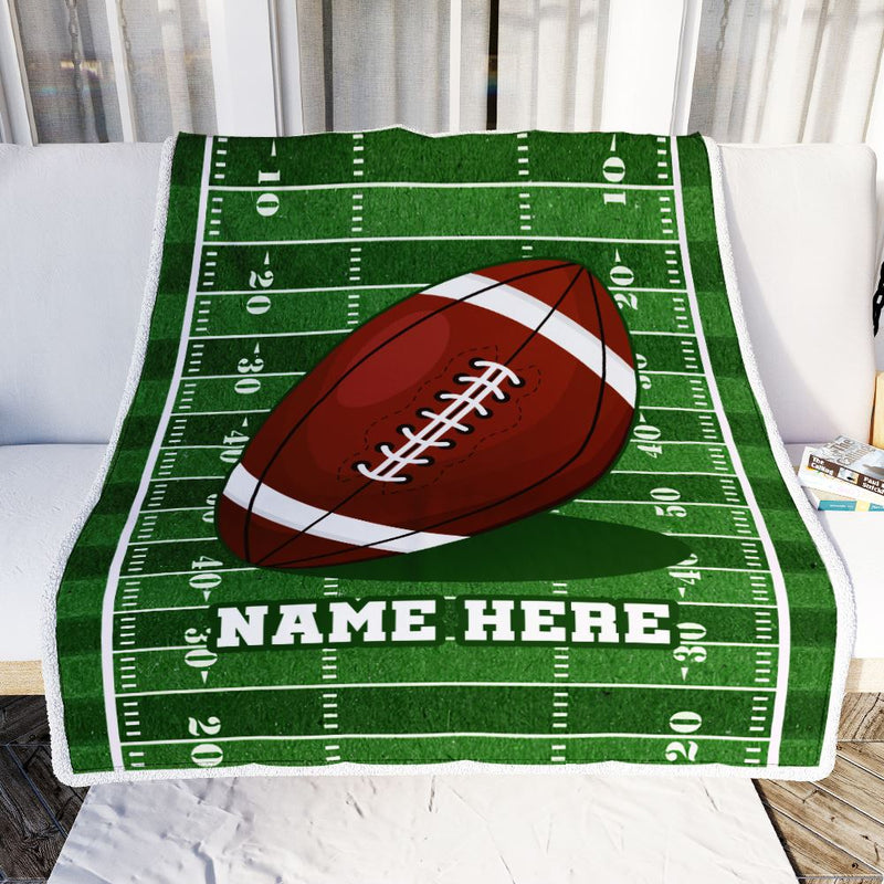 Personalized Football Blanket For Boy Girl American Football Field Custom Name Baby Men Women Birthday Christmas Customized Fleece Blanket Blanket mockup 2 800x.jpg