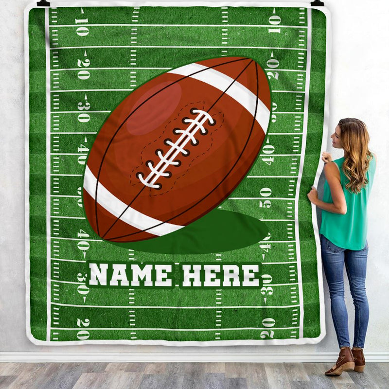 Personalized Football Blanket For Boy Girl American Football Field Custom Name Baby Men Women Birthday Christmas Customized Fleece Blanket Blanket mockup 3 800x.jpg