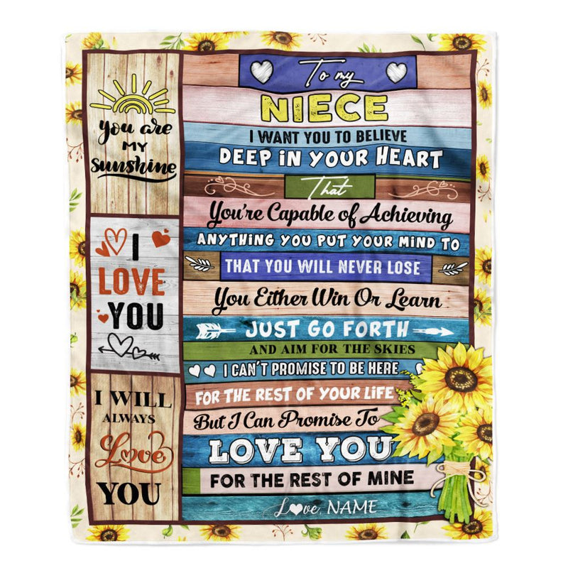 Personalized To My Niece Blanket From Uncle Aunt Believe Deep In Your Heart Daughter Niece Birthday Graduation Christmas Customized Bed Fleece Throw Blanket Blanket mockup 1 800x.jpg