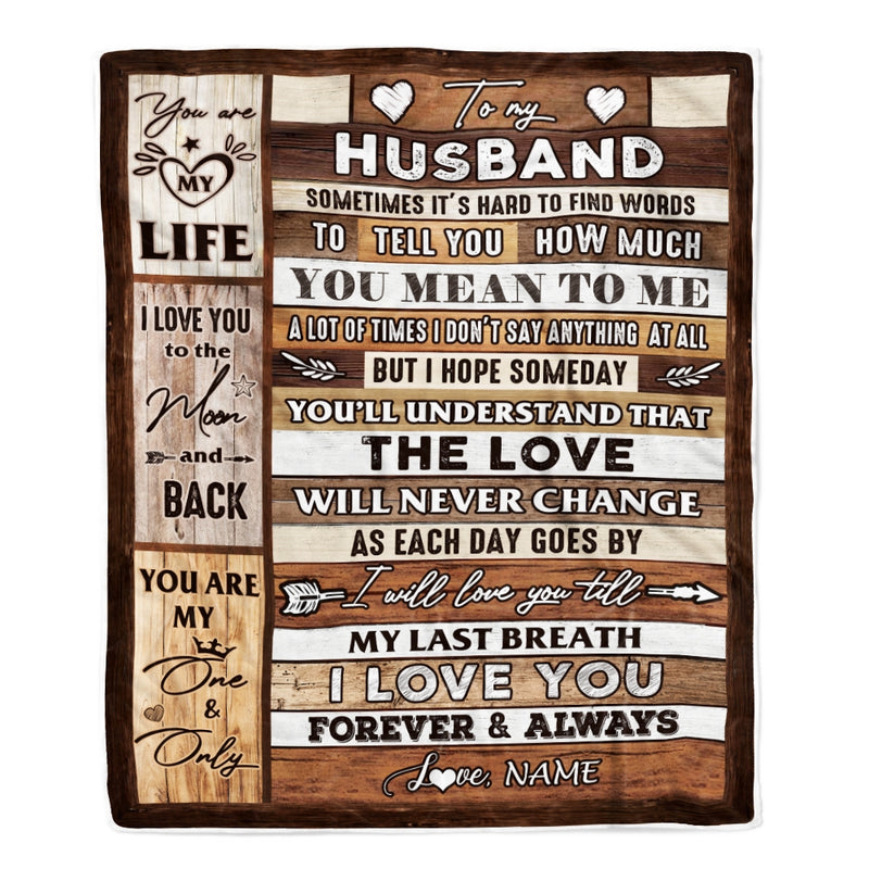 Personalized To My Husband Blanket From Wife Wood You Meaning To Me Love You Husband Anniversary Valentines Day For Her Wedding Christmas Fleece Throw Blanket Blanket mockup 1 800x.jpg