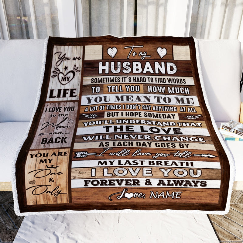 Personalized To My Husband Blanket From Wife Wood You Meaning To Me Love You Husband Anniversary Valentines Day For Her Wedding Christmas Fleece Throw Blanket Blanket mockup 2 800x.jpg