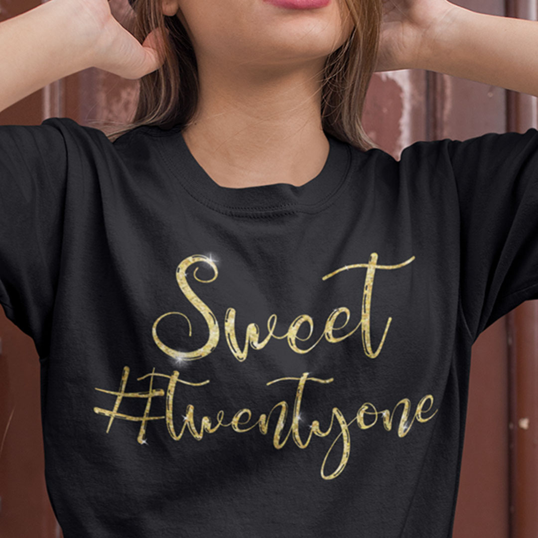 Sweet Twentyone Shirt 21st Birthday Gift.jpg