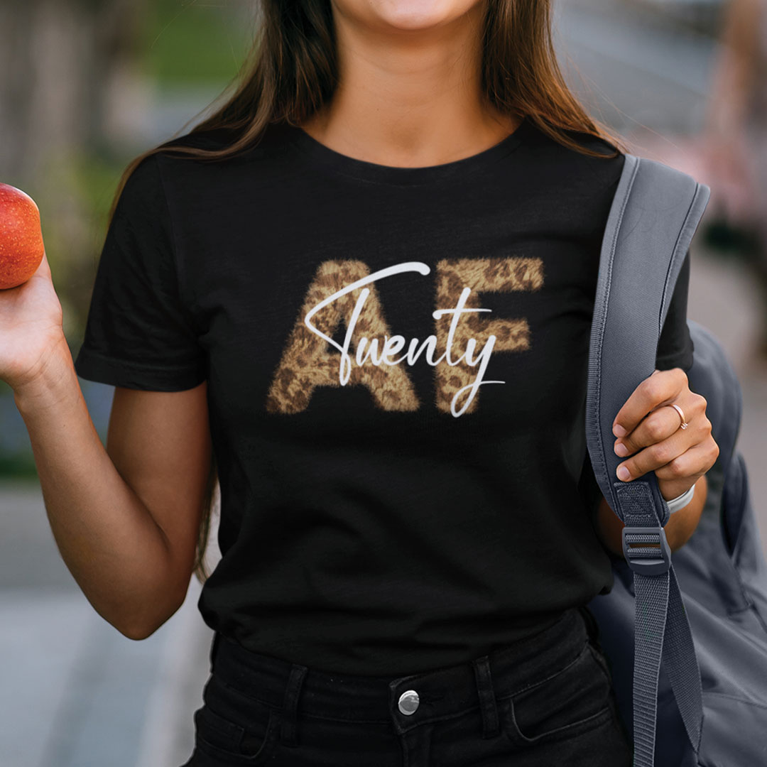 Twenty AF Shirt Twenty As Fuck 20th Birthday Tee.jpg