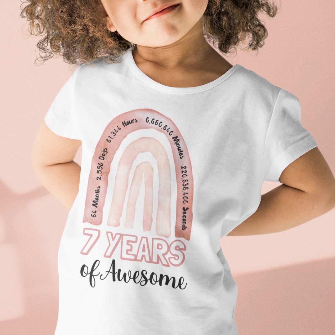 7th Birthday T Shirt 7 Years Of Awesome.jpg