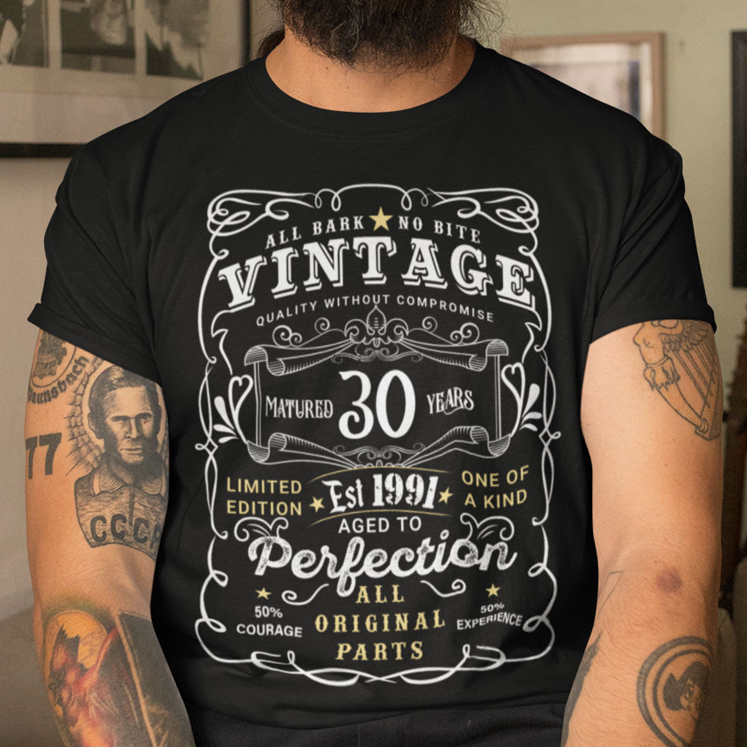 30th Birthday Shirt Limited Edition Aged To Perfection.jpg