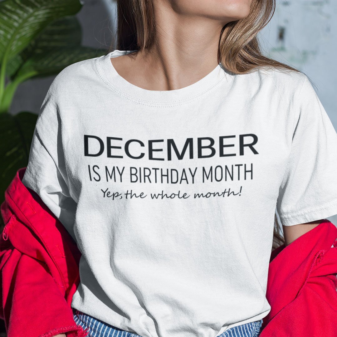 December Birthday T Shirt August Is My Birthday Month.jpg