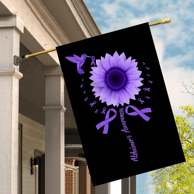 Hummingbird Sunflower Alzheimer s Awareness Flag Purple Ribbon House Flag mockup 2 800x.jpg