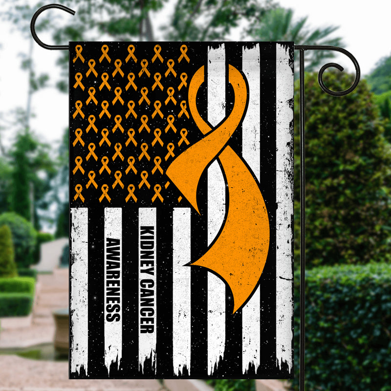 Kidney Cancer Awareness America Flag Orange Ribbon Garden Flag mockup 3 800x.jpg