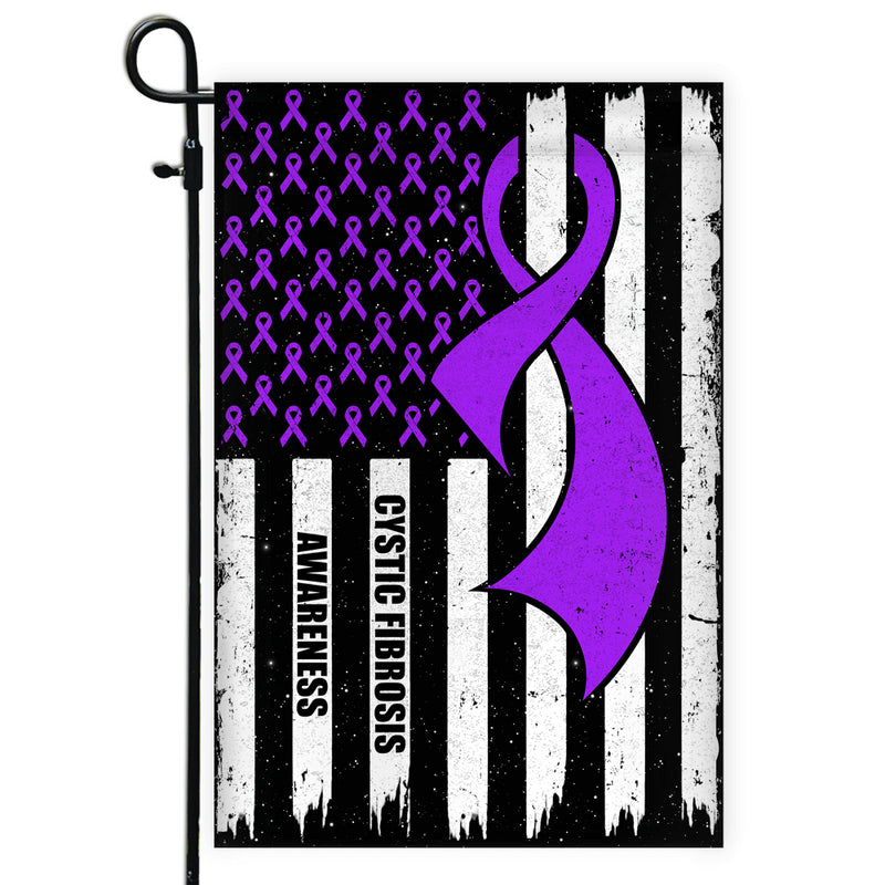 Cystic Fibrosis Awareness America Flag Purple Ribbon Garden Flag mockup 1 800x.jpg