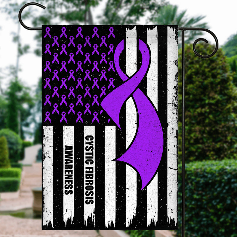 Cystic Fibrosis Awareness America Flag Purple Ribbon Garden Flag mockup 3 800x.jpg